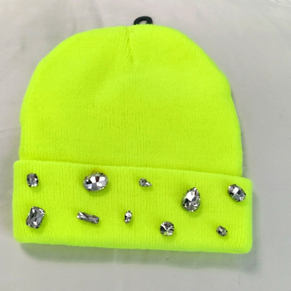 Neon Rhinestone beanie - Picture 5 of 5